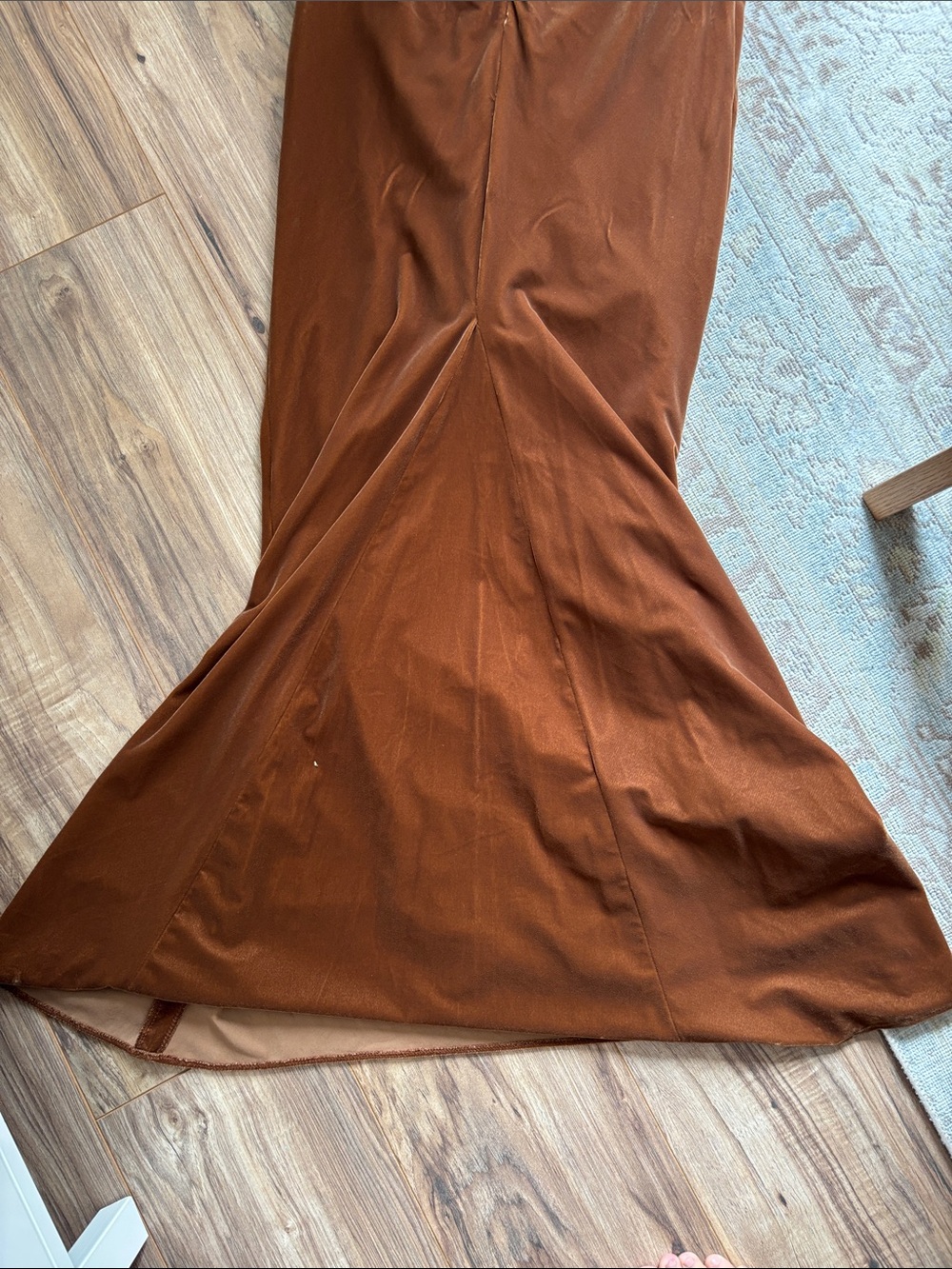 🤎 House of CB Brown Strapless Corset Maxi Dress — Size S (Bigger Cup D-E) - Picture 7 of 10
